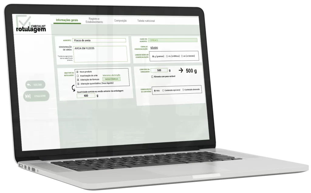 Rotulo Check List Checklist – Regulatorios Alimentos